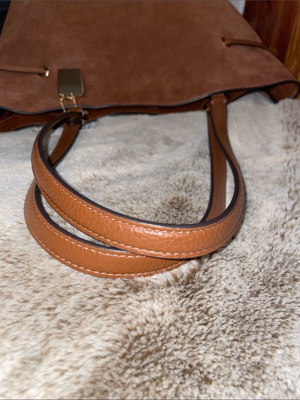 NWOT Coach ‘Andy’ Suede Tote - Picture 3 of 12